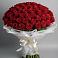 Букет 101 Красная роза Блэк Мэджик в Троицком Алтайский край