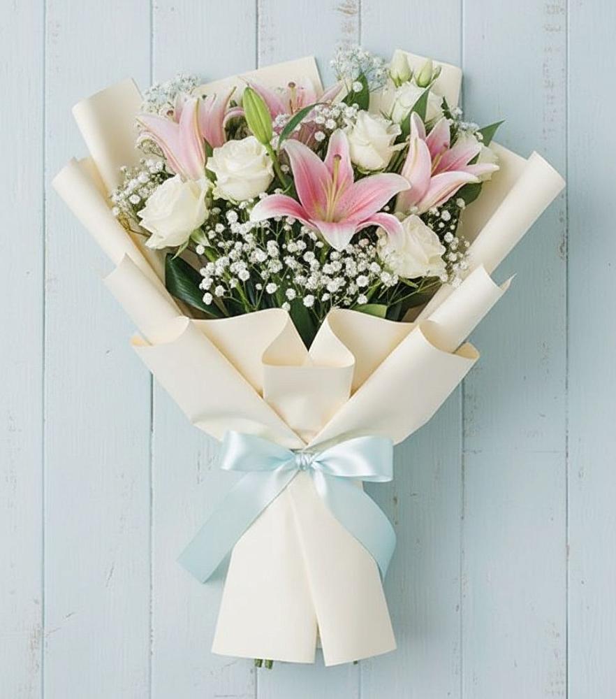 Букет цветов из: Лилии в Троицком Алтайский край