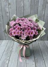 Букет цветов из:  Хризантемы в Троицком Алтайский край