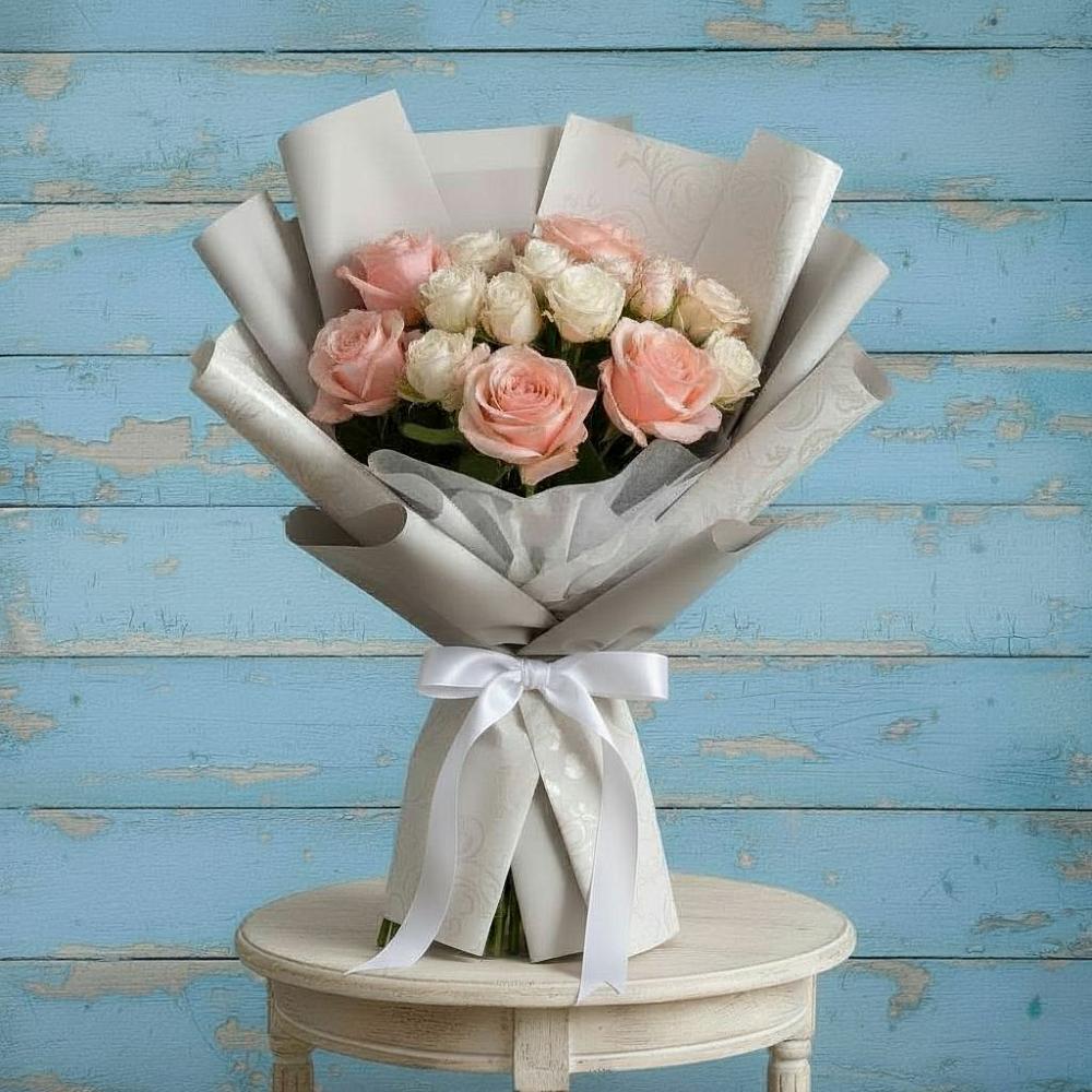 Букет цветов из: Розы в Троицком Алтайский край