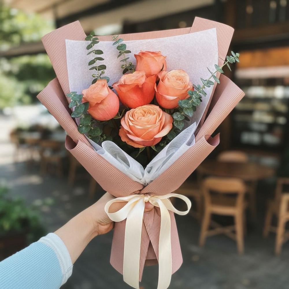 Букет цветов из: Розы в Троицком Алтайский край