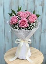 Букет цветов из:  Розы в Троицком Алтайский край