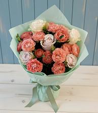 Букет цветов из:  Розы в Троицком Алтайский край