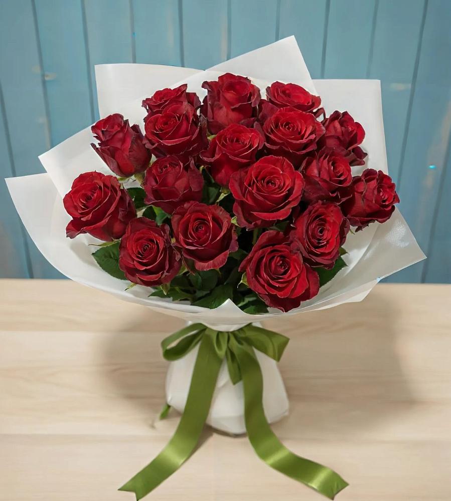 Букет Красные розы в Троицком Алтайский край