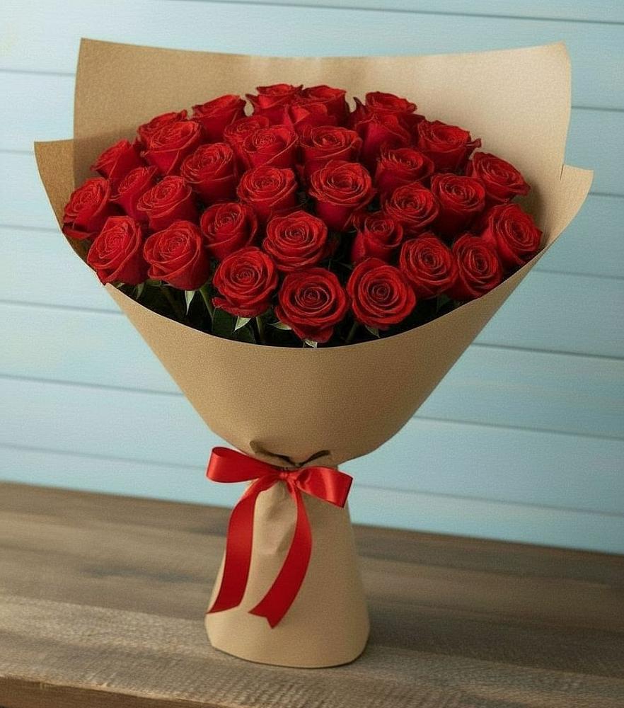 Букет Красные розы Милано в Троицком Алтайский край