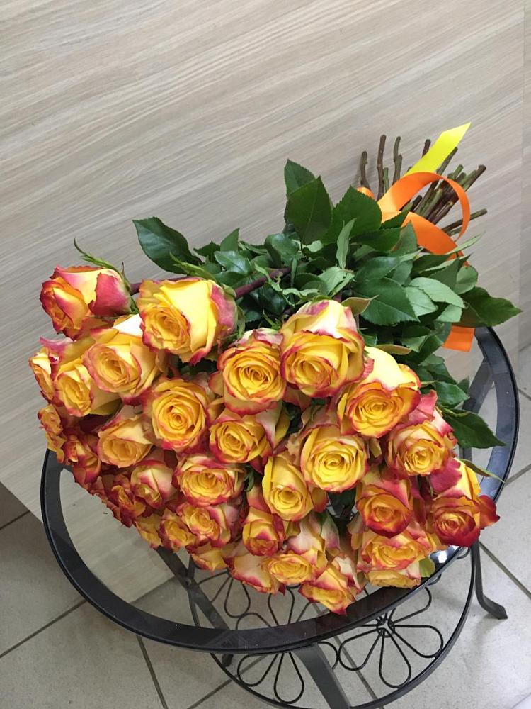 Букет Желтые розы в Троицком Алтайский край