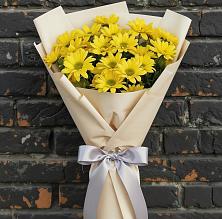 Букет цветов из:  Хризантемы в Троицком Алтайский край