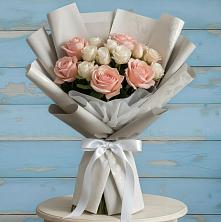 Букет цветов из:  Розы в Троицком Алтайский край
