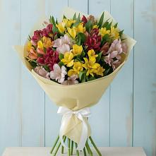 Букет цветов из:  Альстромерии в Троицком Алтайский край