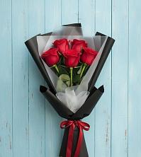 Букет цветов из:  Розы в Троицком Алтайский край