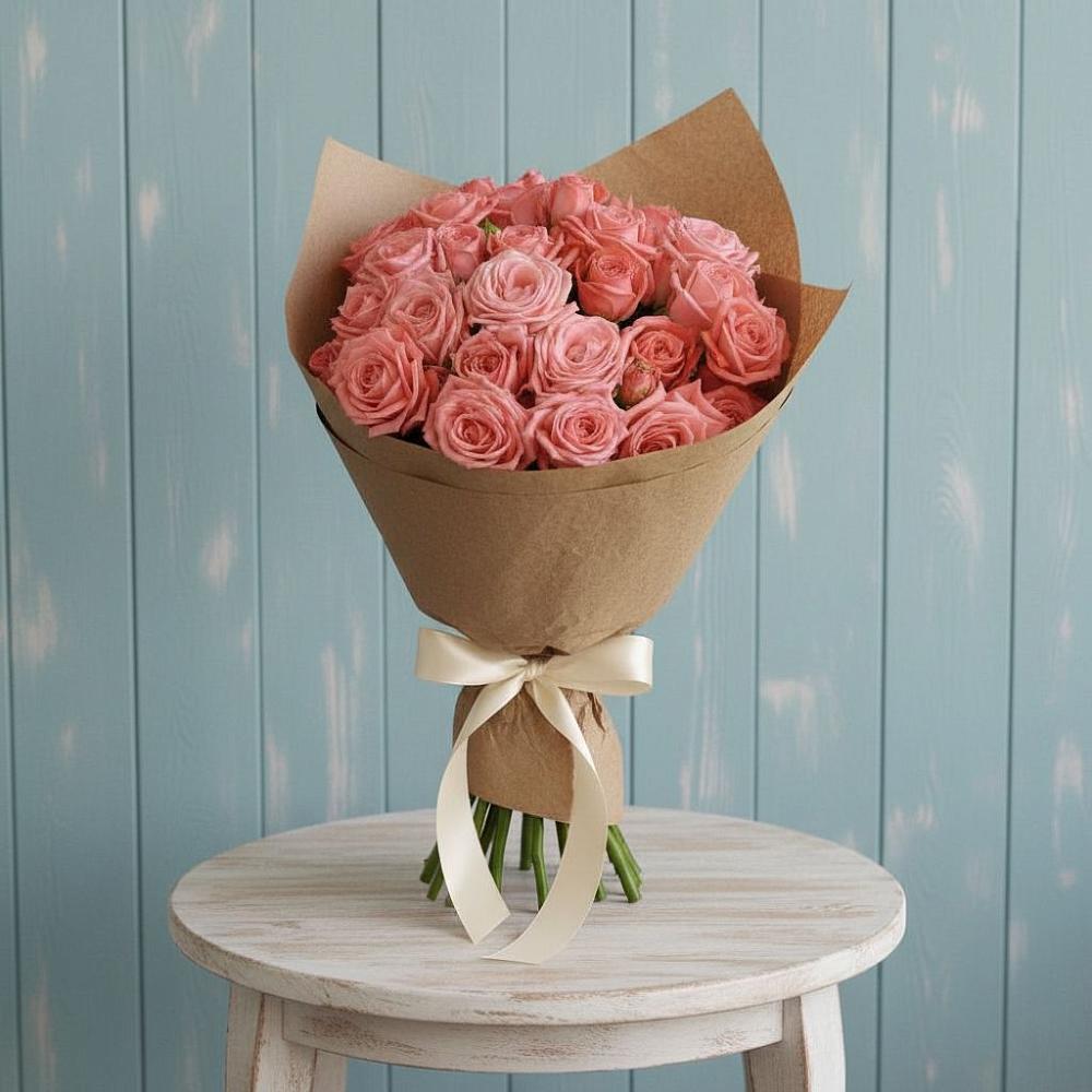 Букет цветов из: Розы в Троицком Алтайский край