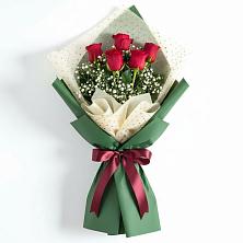 Букет цветов из:  Розы в Троицком Алтайский край
