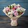 Букет цветов из: Хризантемы, Альстромерии и Розы в Троицком Алтайский край
